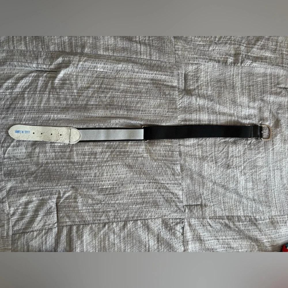 Youth Elastic Black Belt